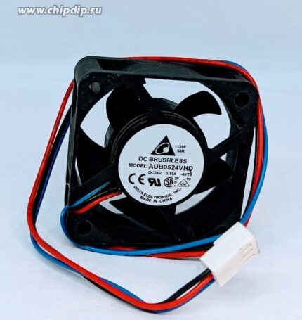 8038645838 Вентилятор Delta Electronics AUB0524VHD DC 24V 0.15A 3pin 50x20 Hirschmann