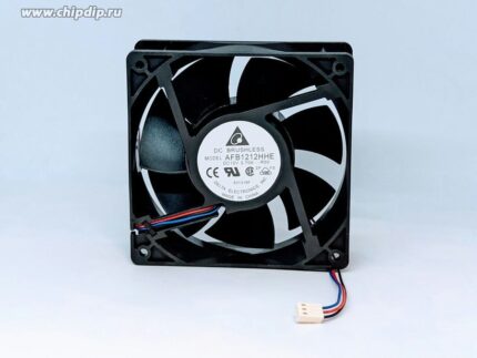 8030862089 Вентилятор Delta Electronics AFB1212HHE -R00 DC 12v 0.7A 120x38 3pin Hirschmann