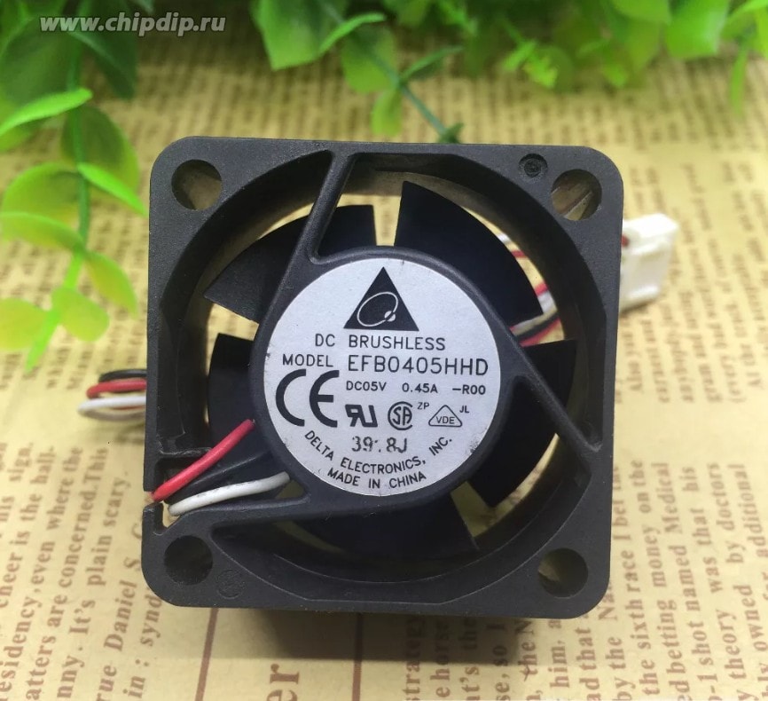 doc038823255 8035597096 Вентилятор Delta Electronics EFB0405HHD 5V DC 1.5W (0.3A) 40X20 3pin () Hirschmann — изображение 1