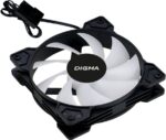 8056079369 Вентилятор для корпуса Digma DFAN-FRGB1 120x120x25mm 3-pin 4-pin (Molex)23dB 125gr LED Ret Hirschmann — изображение 9