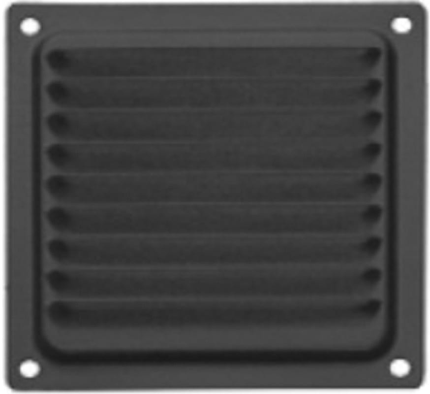 doc039381005 8020554131 4620007780307, Домарт Решетка вентиляционная 100x100 с сеткой, черная 170942 Hirschmann — изображение 1