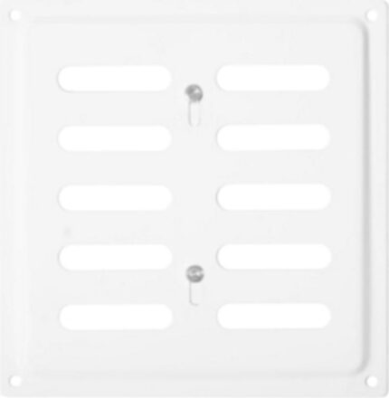 8020554133 4660046004828, Домарт Решетка вентиляционная 150x150 регулируемая, белый 170956 Hirschmann