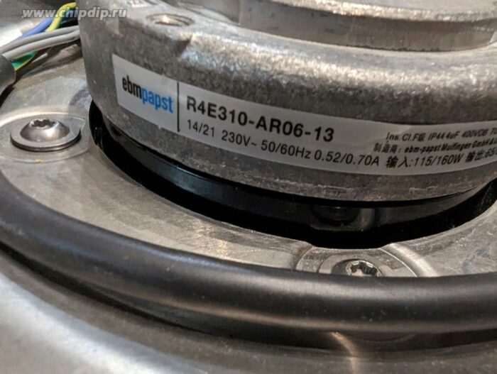 8023550533 Вентилятор центробежный Ebmpapst R4E310-AR06-13 230V 0.52/0.70A Hirschmann — изображение 3