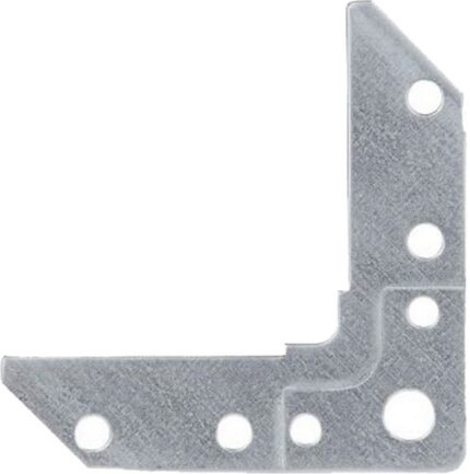 8027272462 ЦГ-4371189714, Уголок для сборки воздуховодов 105x27 мм белый цинк УГФ-2 SM-49253-1 Hirschmann