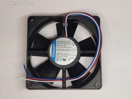 8027309806 Вентилятор Ebmpapst 4318/17T 48V DC 110mA 5.3W 119X32 4pin Hirschmann