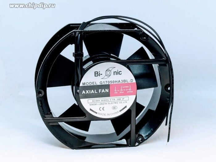 8014320622 Вентилятор Bi-sonic G17050HA3BL-D 170x150x51 380V 0.11A 34W Hirschmann — изображение 2