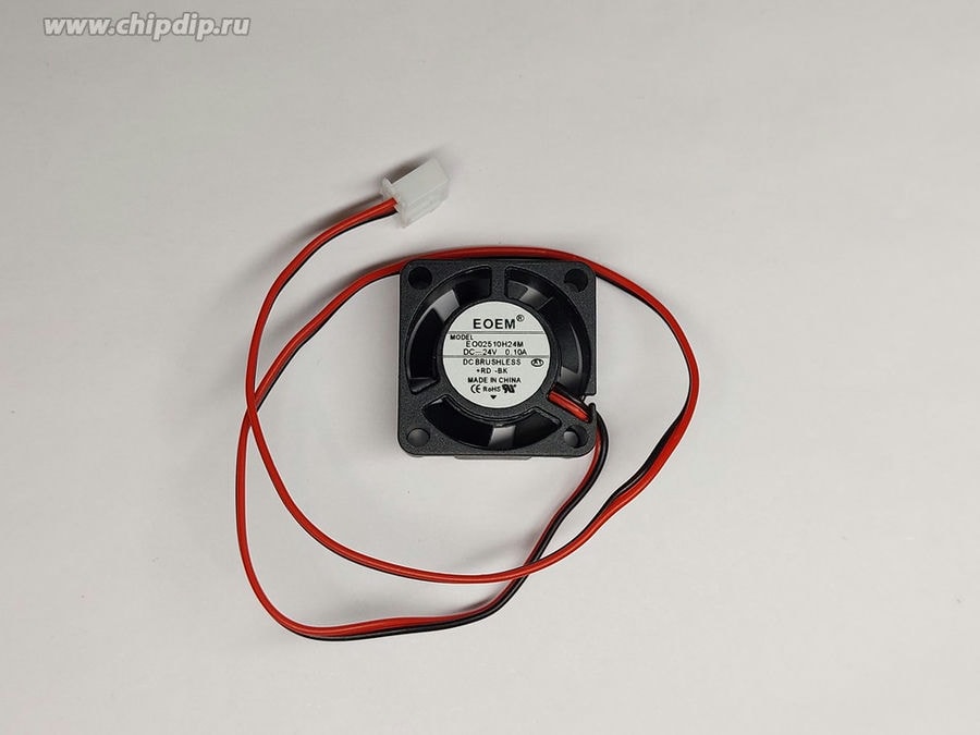 doc040048831 8027785216 Вентилятор EOEM DC Brushless EO02510H24M 24V DC 0.10A 25X10 2pin Hirschmann — изображение 1