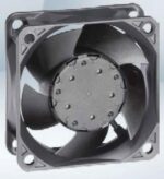 8004985459 632NU, DC Fans DC Tubeaxial Fan, 60x60x25mm, 12VDC, 23.5CFM, 1.8W, 5900RPM, Ball Bearing, IP68 Hirschmann