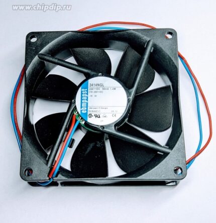8027309813 Вентиялятор Ebmpapst 3414NGL 24v 58mA 1.4W 90x25 2pin Hirschmann