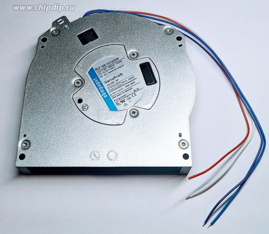 doc040092653 8027309818 Вентилятор Ebmpapst RLF 100-11/12/2HP-200 (RLF10011122HP200) 12V DC 155mA 18,6W улитка Hirschmann — изображение 1