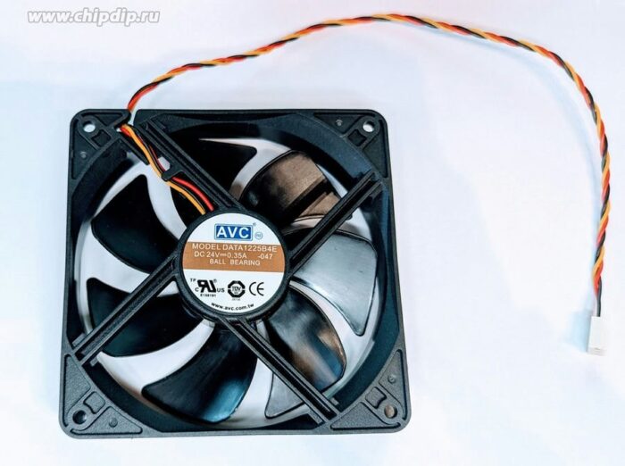 8035597899 Вентилятор AVC DATA1225B4E DC 24V0.35A 120x25 3pin () Hirschmann — изображение 4