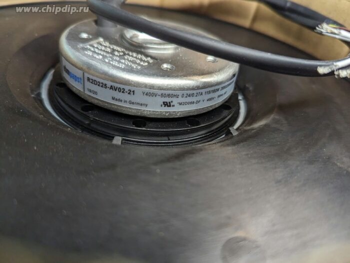 8025135068 Вентилятор Ebmpapst R2D225-AV02-21 400V 0.24/0.27A 6pin Hirschmann — изображение 3