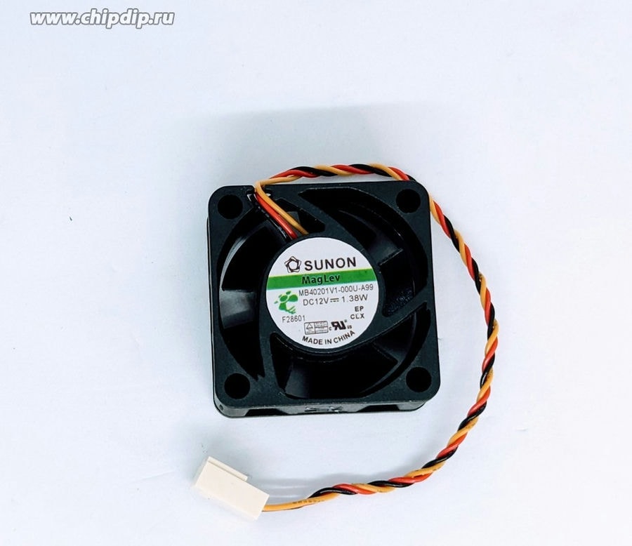 doc040094792 8020025869 Вентилятор Sunon MB40201V1-000U-A99 DC 12V 0.84W 40X20 2pin Hirschmann — изображение 1