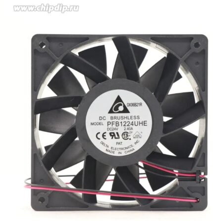 8024838474 Вентилятор Delta Electronics PFB1224UHE 24V DC 2,40A 120X38 2pin Hirschmann