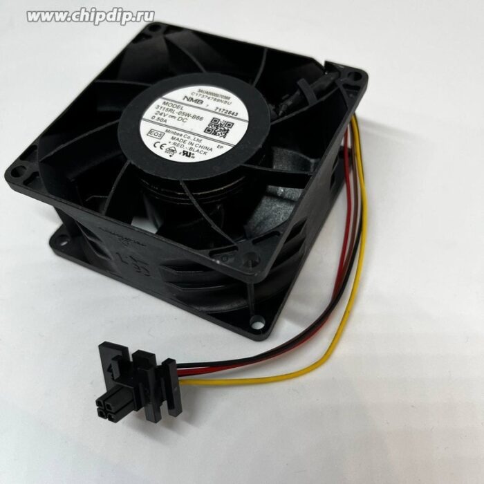 8008311122 Вентилятор NMB-MAT 3115RL-05W-B66 24v 4pin 0.5A 80x38 Hirschmann — изображение 2