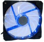 9001517380 CLR12025LL12SA-BL, вентилятор 120*120*25мм 12В с подсветкой синий, подшипник скольжения, 1700 об/мин Hirschmann