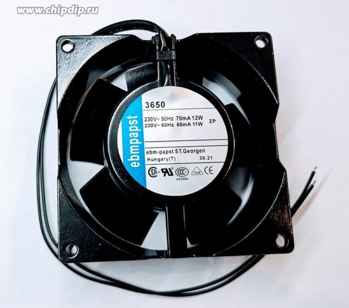 8008646865 3650, FAN AXIAL 92X38MM 230VAC WIRE Hirschmann — изображение 7