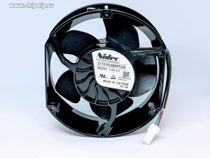 8007682423 Вентилятор Servo D1751P24B8PP338 172x150x51мм 24V 3.4A Hirschmann — изображение 2