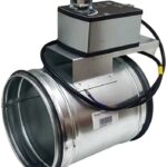 8021349336 TKD160-SC-03DN/230V Регулирующая заслонка круглая, диам. 160мм с электроприводом 3Нм, 220В ... Hirschmann