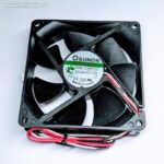 8018323444 Вентилятор Sunon KDE1209PTV1 DC 92x92x25 12V 1.8W 0.15A 3pin Hirschmann