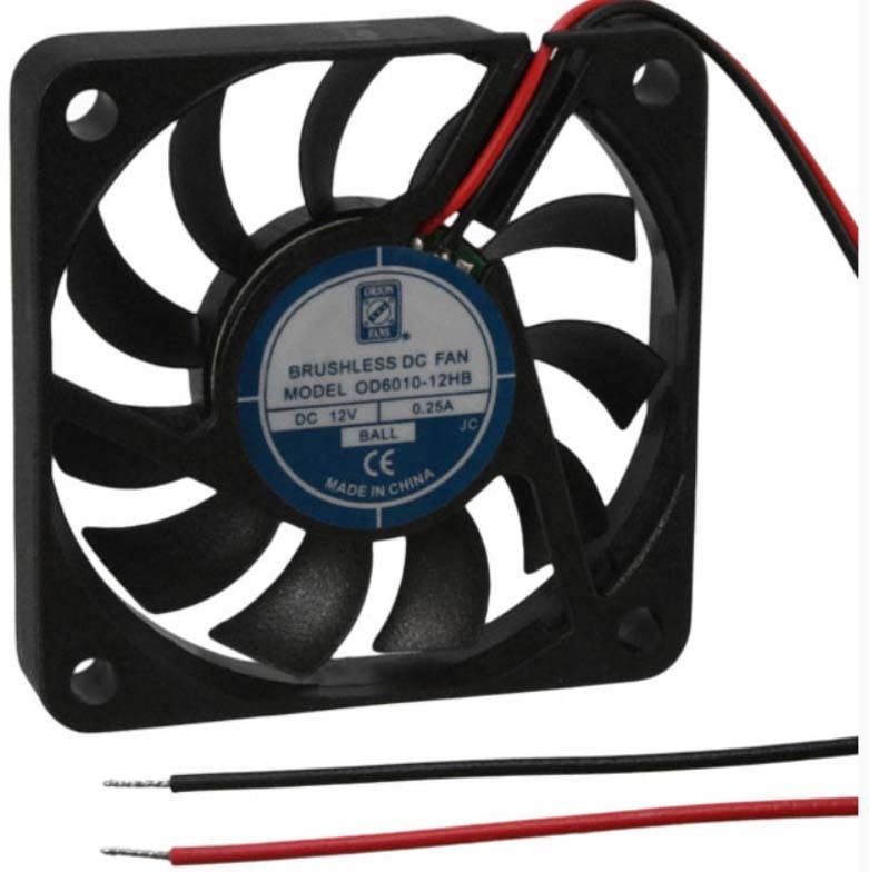 doc040887556 8000138596 Axial Fan, 12 V dc, DC Operation, 35.7m³/h, 3W, 250mA Max, 60 x 60 x 10mm () Hirschmann — изображение 1