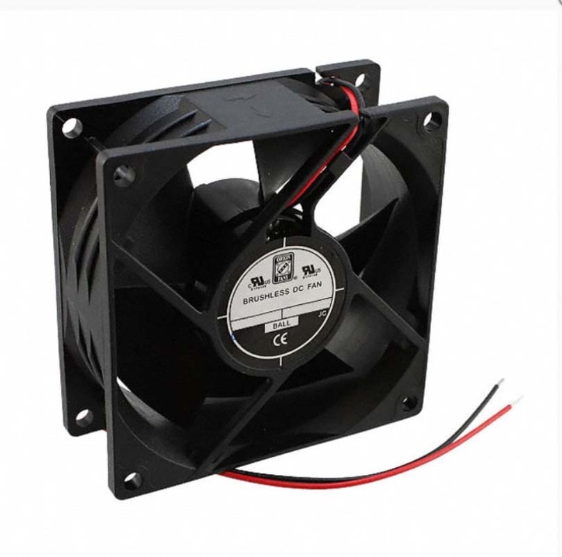doc040887590 8000138602 Axial Fan, 24 V dc, DC Operation, 76.5m³/h, 2.4W, 100mA Max, 80 x 80 x 32mm Hirschmann — изображение 1