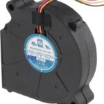 8000263935 Centrifugal Fan, 12 V dc, 7.45cfm, DC Operation, 60mm Hirschmann