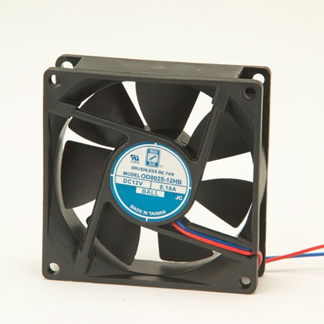 doc040900398 8000687791 Axial Fan, 12 V dc, DC Operation, 68m³/h, 1.8W, 180mA Max, IP55, 80 x 80 x 25mm Hirschmann — изображение 1