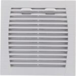 8000795664 Filter Fan, 230 V ac, AC Operation, 305.8m³/h Filtered, 509.7m³/h Unimpeded, IP54, 209 x 209mm Hirschmann