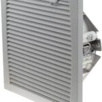 8000795685 Filter Fan, 230 V ac, AC Operation, 611.6m³/h Filtered, 1019.4m³/h Unimpeded, IP54, IP55, 317 x 317mm Hirschmann