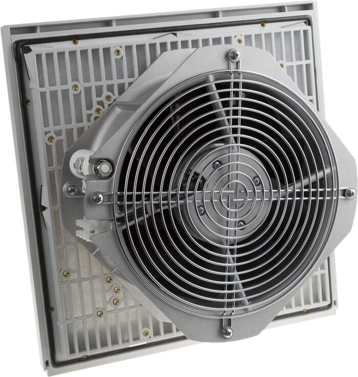 8000795685 Filter Fan, 230 V ac, AC Operation, 611.6m³/h Filtered, 1019.4m³/h Unimpeded, IP54, IP55, 317 x 317mm Hirschmann — изображение 3