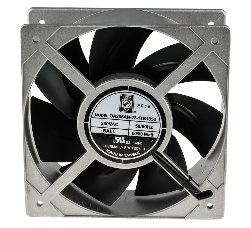 doc040901853 8000795689 Axial Fan, 230 V ac, AC Operation, 1002.4m³/h, 80W, IP56, 205 x 205 x 72mm () Hirschmann — изображение 1