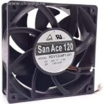 8017874451 Вентилятор Sanyo Denki San Ace 120 9GV1224P1J01 24V 1.5A 120X38 4pin Hirschmann
