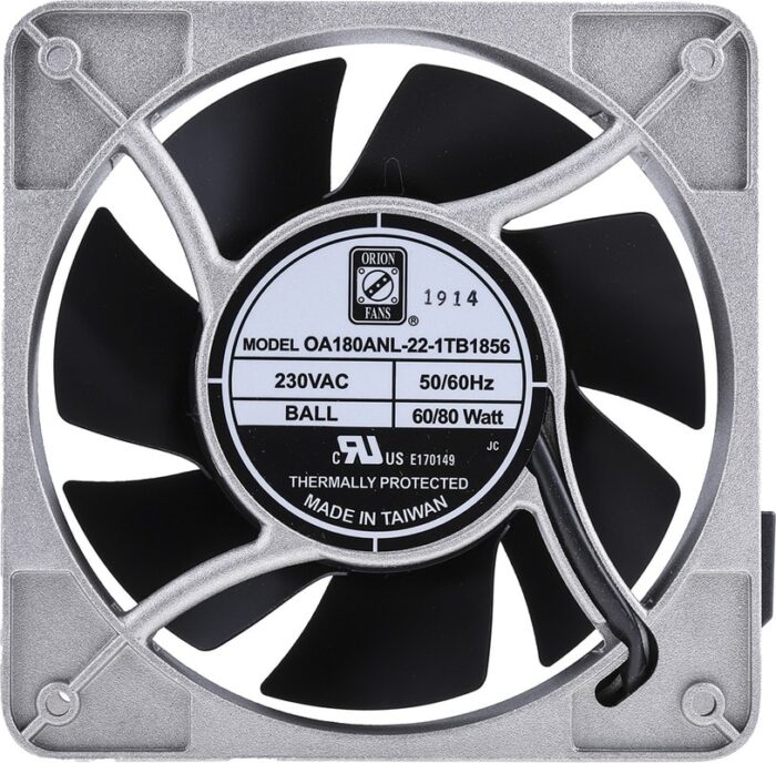 8002713560 Axial Fan, 230 V ac, AC Operation, 679.6m³/h, 80W, IP56, 180 x 180 x 65mm Hirschmann — изображение 4