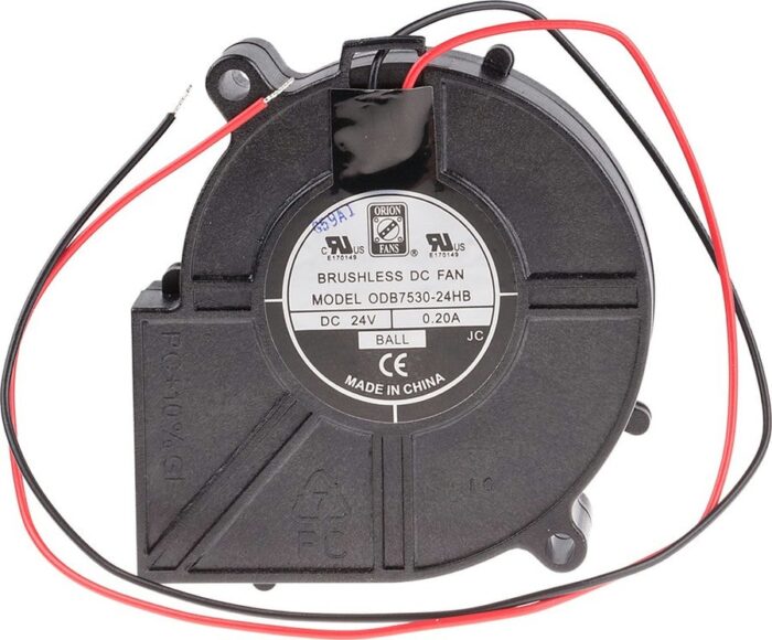 8002720938 Centrifugal Fan, 24 V dc, 10cfm, DC Operation, 75mm Hirschmann — изображение 3
