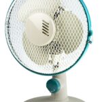 8009102217 Desk Fan 230mm blade diameter 2 speed 230 V with plug: Type C - European Plug Hirschmann