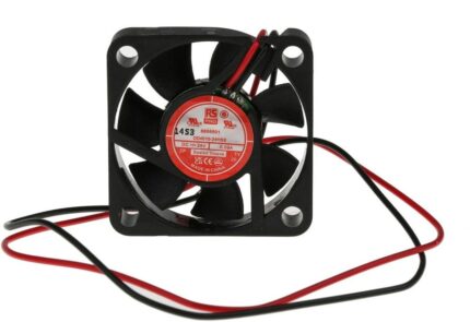 8009102815 Axial Fan, 24 V dc, DC Operation, 11.4m³/h, 1.4W, 90mA Max, 40 x 40 x 10mm Hirschmann
