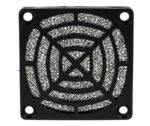 8009103553 Fan Filter for 60mm Fans, PUR Filter, ABS Frame, 60 x 60mm () Hirschmann