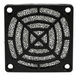 8009103553 Fan Filter for 60mm Fans, PUR Filter, ABS Frame, 60 x 60mm () Hirschmann