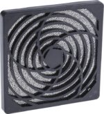 8009103555 Fan Filter for 120mm Fans, PUR Filter, ABS Frame, 122 x 122mm Hirschmann