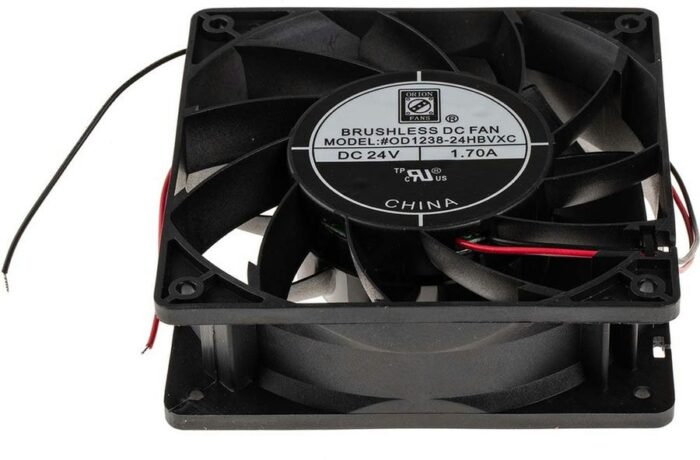 8009144803 Axial Fan, 24 V dc, DC Operation, 383.9m³/h, 40.8W, 1.7A Max, 120 x 120 x 38mm Hirschmann — изображение 4