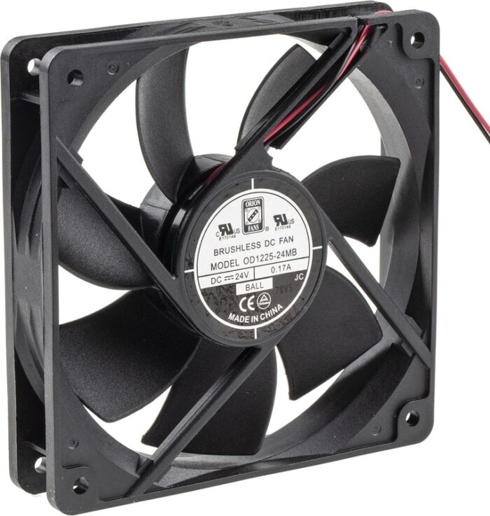 8009194951 Axial Fan, 24 V dc, DC Operation, 141m³/h, 4W, 170mA Max, 120 x 120 x 25mm Hirschmann — изображение 3