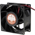 8009200345 Axial Fan, 48 V dc, DC Operation, 168.2m³/h, 14W, 300mA Max, 80 x 80 x 38mm Hirschmann
