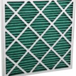 8009239182 Cotton, PET Pleated Panel Filter, G4 Grade, 8 MERV Rating, 594 x 594 x 45mm Hirschmann