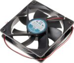8009250952 Axial Fan, 12 V dc, DC Operation, 151.2m³/h, 5W, 370mA Max, 120 x 120 x 25mm Hirschmann