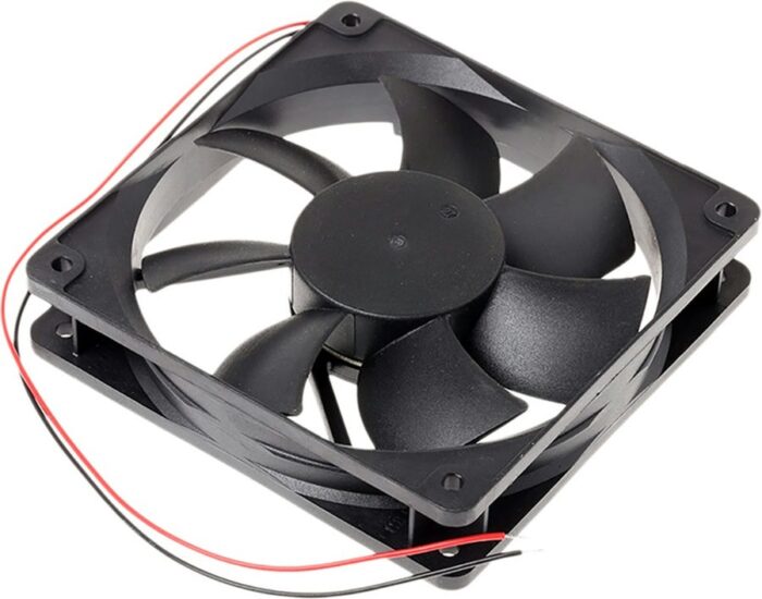 8009250952 Axial Fan, 12 V dc, DC Operation, 151.2m³/h, 5W, 370mA Max, 120 x 120 x 25mm Hirschmann — изображение 3