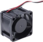 8009250953 Axial Fan, 12 V dc, DC Operation, 20.4m³/h, 2.64W, 200mA Max, 40 x 40 x 28mm Hirschmann — изображение 3