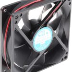 8009498304 Axial Fan, 12 V dc, DC Operation, 88.3m³/h, 2.9W, 250mA Max, 92.5 x 92.5 x 25mm Hirschmann
