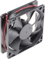 8009498304 Axial Fan, 12 V dc, DC Operation, 88.3m³/h, 2.9W, 250mA Max, 92.5 x 92.5 x 25mm Hirschmann — изображение 3