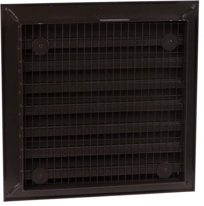 8009649992 Brown Aluminium Louvre, Parallel Slat, 351 x 351mm Hirschmann — изображение 3